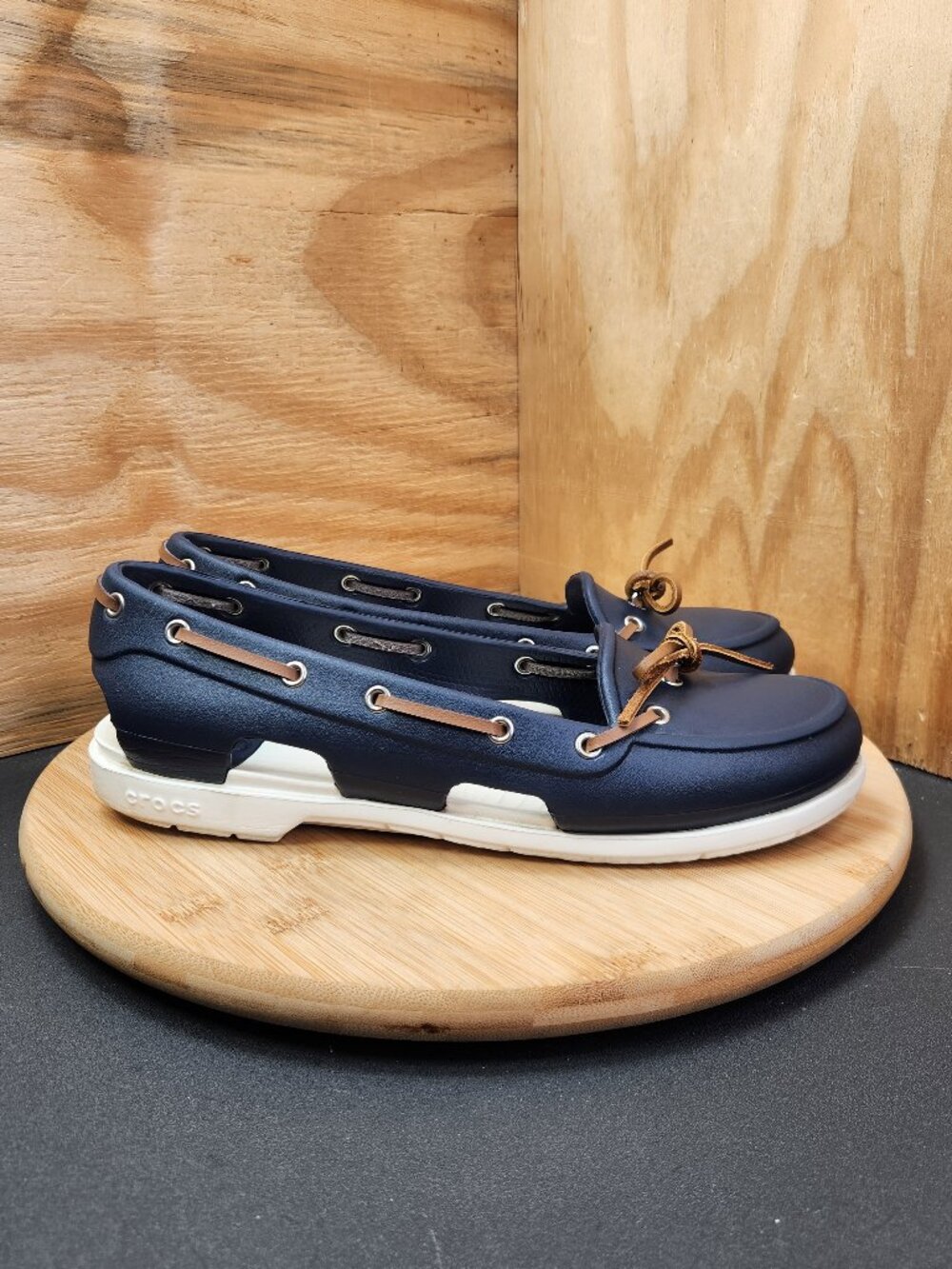 Crocs Beach Line Boat Shoes Womens Size 10